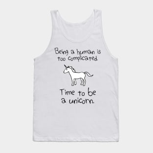 Time To Be A Unicorn Tank Top